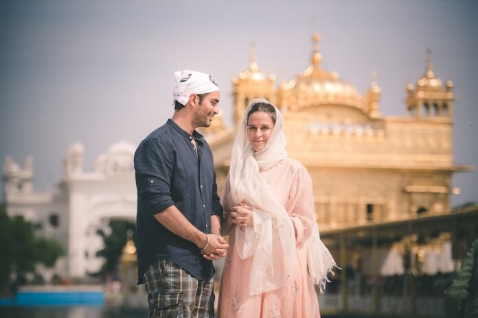 neha dhupia with her husband
