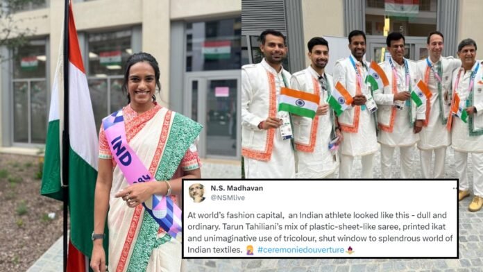 india-olympic-uniform Indian contingent at the Paris Olympics