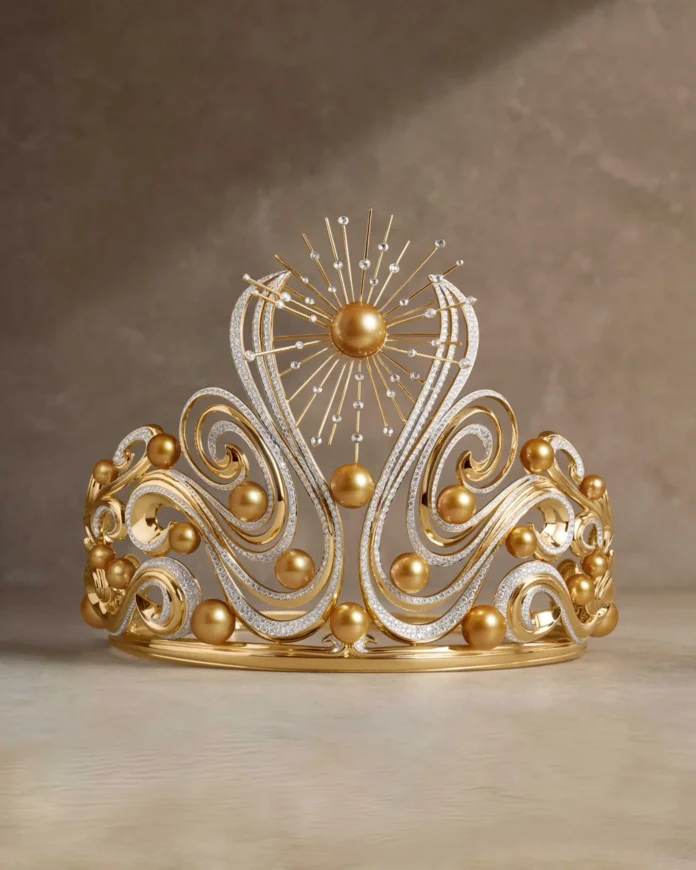 Miss Universe 2024 Crown: Lumière de l’Infini Encrusted with Rare Filipino Golden South Sea Pearls