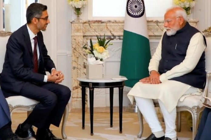 sundar pichai and modi