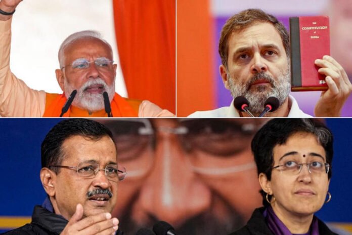 While the AAP is eyeing a third straight term, banking on its governance record and welfare schemes, the BJP and Congress are looking for a resurgence
