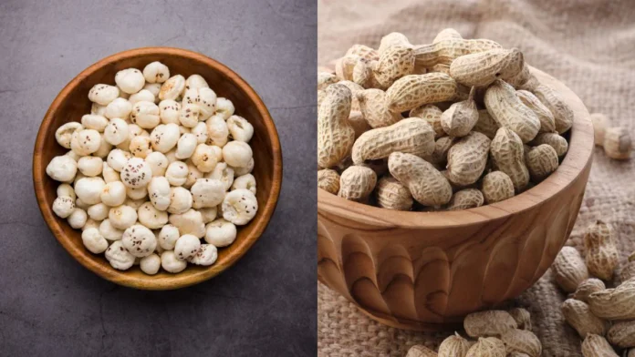 peanuts and makhana