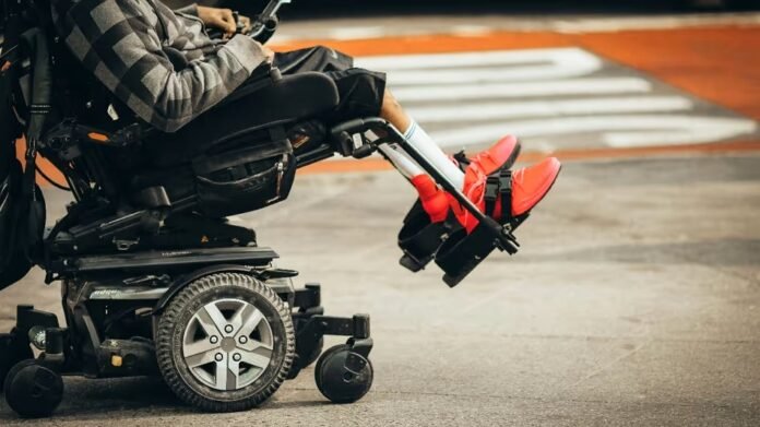 physically disabled person