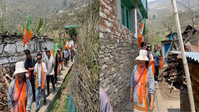 Arunachal: BJP's 'Gaon Chalo Abhiyan' reaches Lungla constituency near Indo-China border