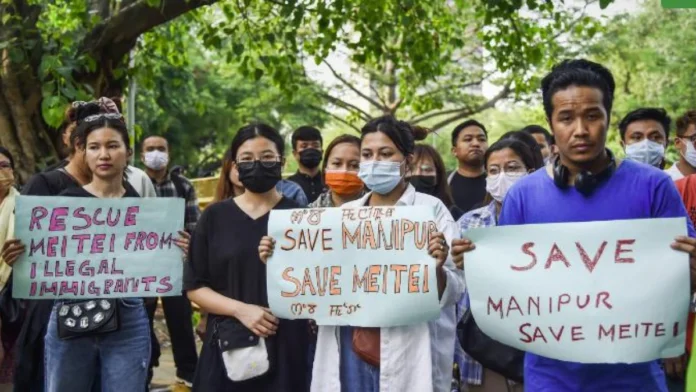 manipur protestors