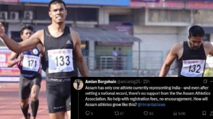 Assam athlete Amlan Borgohain breaks silence on lack of government support despite breaking records