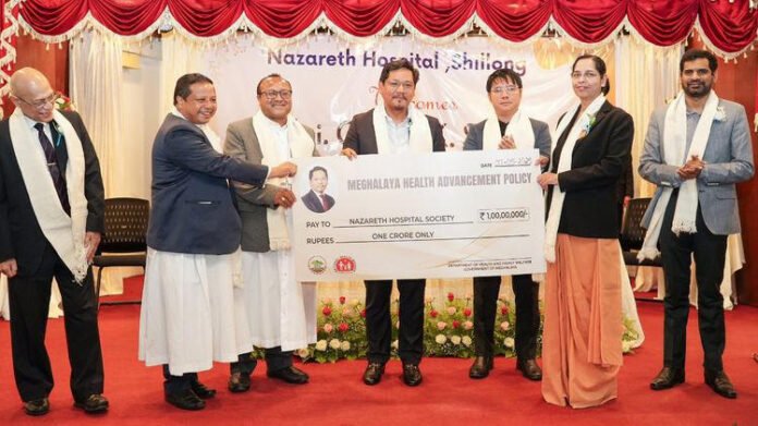 Meghalaya CM grants Rs 1 crore to Shillong hospital under new healthcare initiative