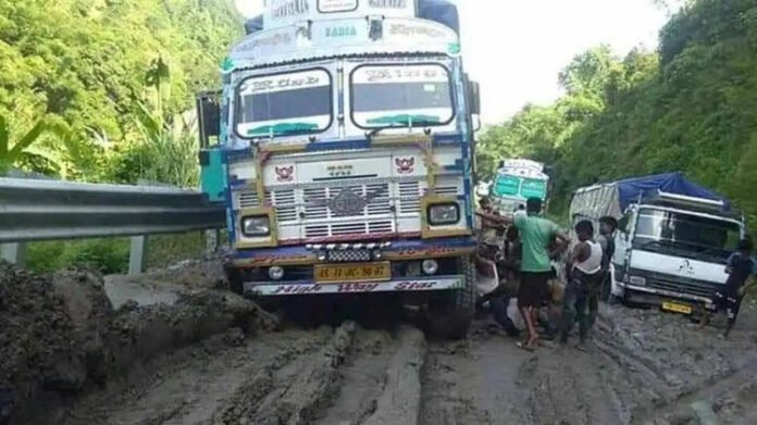 24 held for blocking Mizoram's lifeline highway in protest over poor road conditions