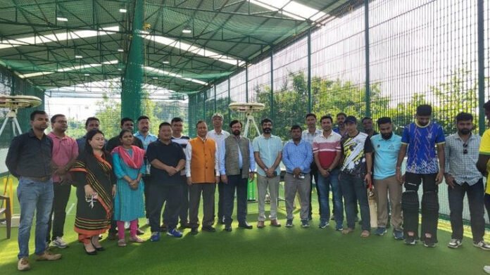 Assam University steps up its game with new Cricket Bowling Machine and Astroturf facility