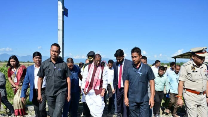 Assam Governor reviews flood protection, development works in Dhemaji