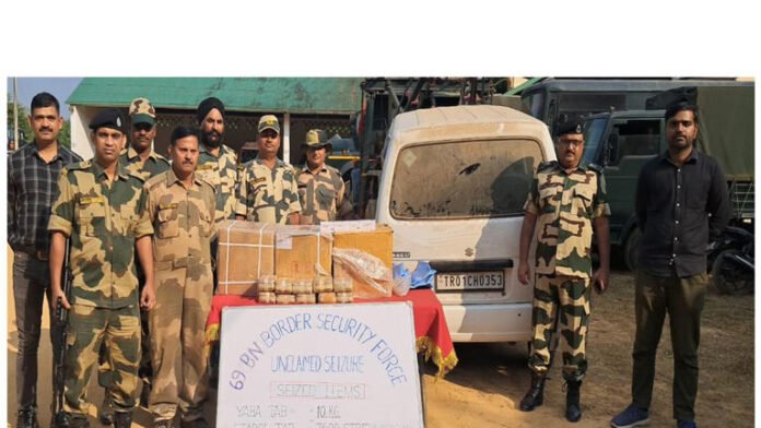Tripura: BSF, DRI seize narcotics worth Rs 9 crore in major operation