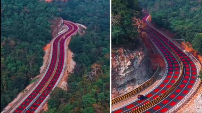 NHAI introduces India’s first wildlife-safe road with table-top red marking on NH-45 through Madhya Pradesh forest corridor