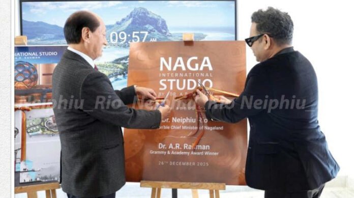 Naga international studio announced: CM Rio, AR Rahman partner to create global creative hub in Nagaland