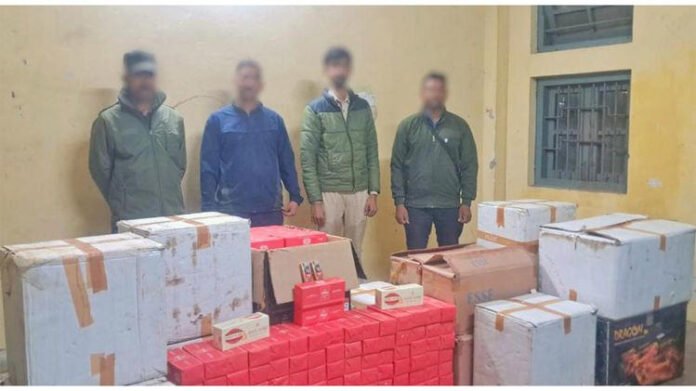 Assam Rifles seize Rs 34 lakh worth of counterfeit cigarettes in Silchar raid