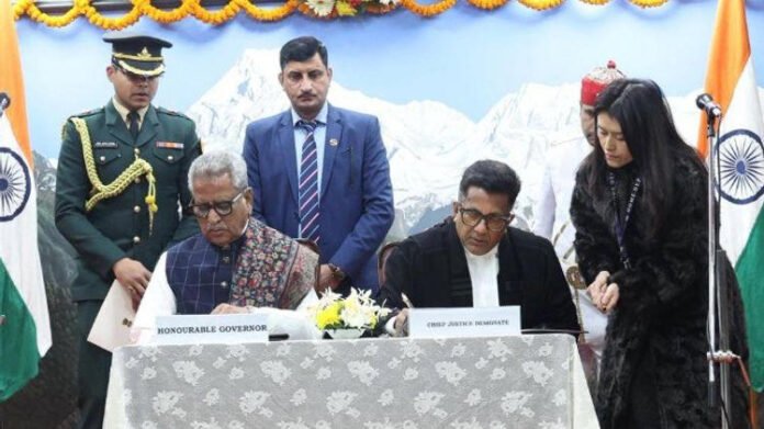 Justice A Muhamed Mustaque sworn in as Chief Justice of Sikkim High Court