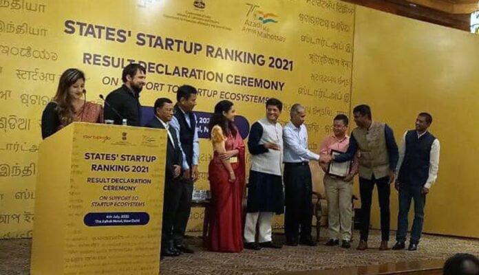 Arunachal Pradesh wins ‘Best Performer’ award for startup ecosystem