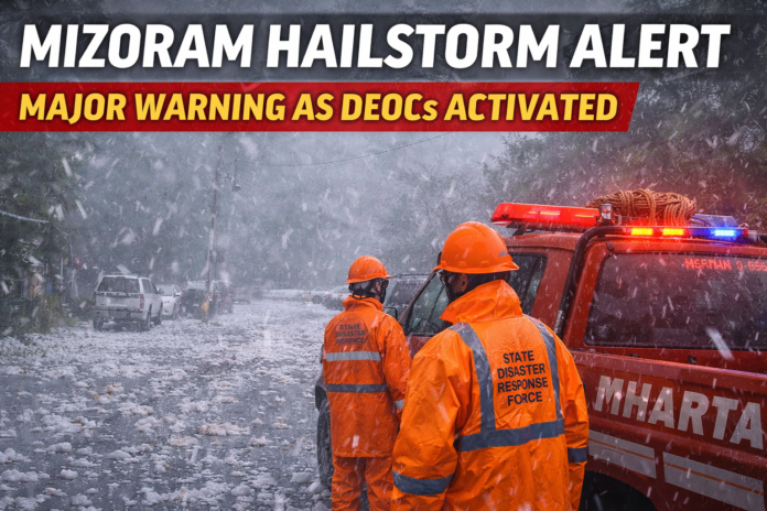 Mizoram Hailstorm Alert severe storm emergency response