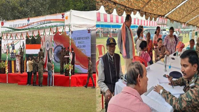 Indian Army's Gajraj Corps hosts mega ex-servicemen rally in Assam, 4000 veterans participate