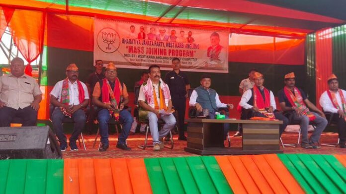 400 Hindi-speaking leaders, workers join BJP in West Karbi Anglong ahead of Assam Assembly polls