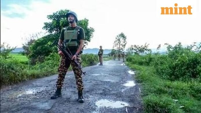 Security forces respond after Manipur gunfire incident in Sinakeithei village