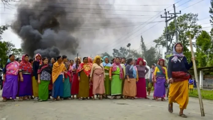 Manipur: Situation tense yet under control after violence over Bishnupur bombing