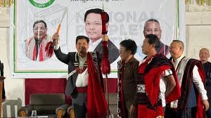 Conrad Sangma Nagaland Rally Speech Conrad Sangma addressing a rally in Nagaland focusing on youth empowerment and AFSPA repeal