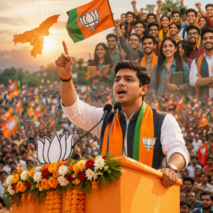 Himanta Biswa Sarma addressing supporters in Barak Valley predicting strong BJP performance in upcoming elections