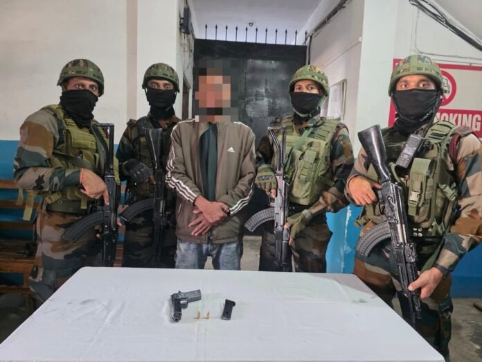 Security officials overseeing militant surrender ceremony in Dimapur Nagaland