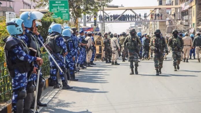 Community representatives discussing security concerns in Kamjong district after memorandum submitted to the Prime Minister