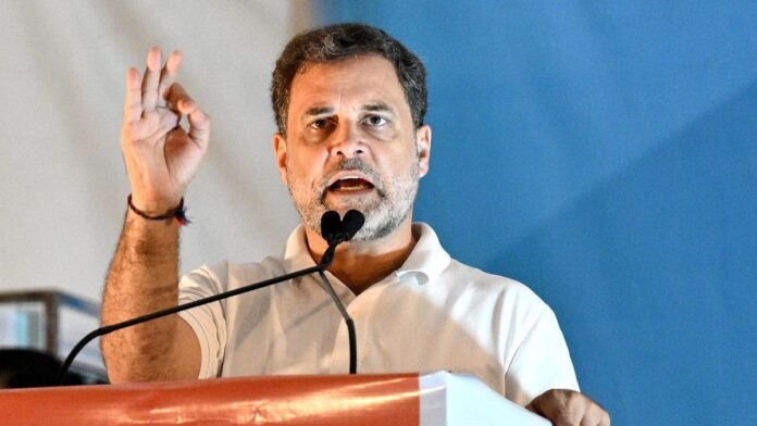 Rahul Gandhi accuses BJP of election manipulation in Assam and West Bengal