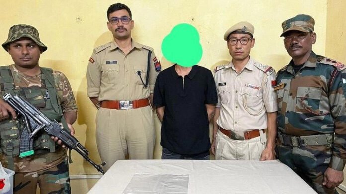 Security forces arrest man in Manipur's Senapati with pistol and ammunition
