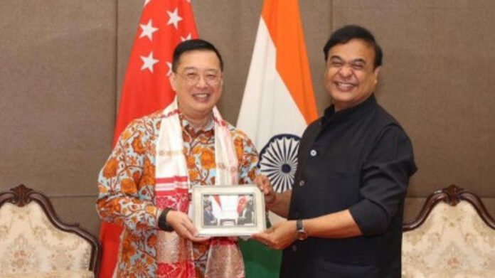 Singapore envoy congratulates Himanta Biswa Sarma, reaffirms support for Assam