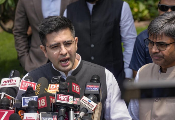 Chadha meets President Murmu, alleges harassment of MPs who quit AAP and joined BJP