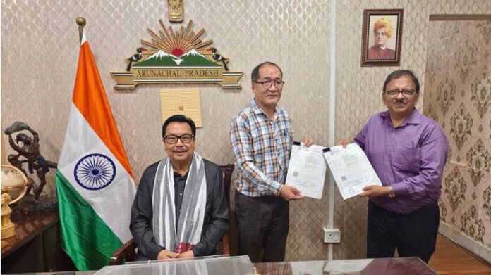 AA24cKJQ Arunachal signs MoA for 1750 MW Demwe Lower Hydroelectric Project in Lohit district