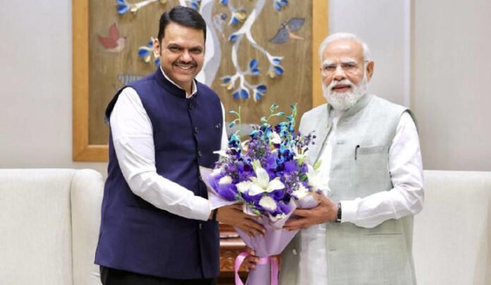 Maharashtra CM Devendra Fadnavis meets PM Modi in Delhi
