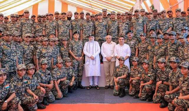 AA24mb4v Amit Shah Inaugurates Border Outpost in Gujarat Amid Security Enhancements