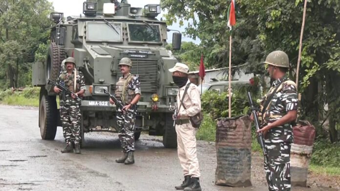 Security forces deployed in Kangpokpi district after deadly militant ambush in Manipur
