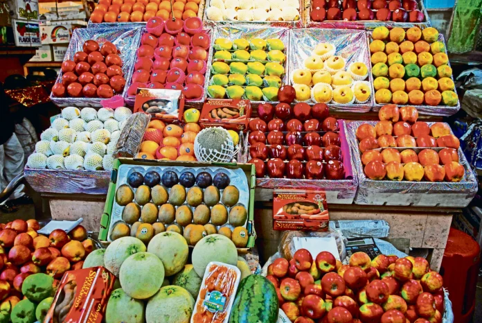 Organic farming fields and agricultural export packaging operations in Northeast India preparing products for European markets