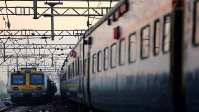 Electrified railway track and electric train infrastructure in Tripura under NFR project