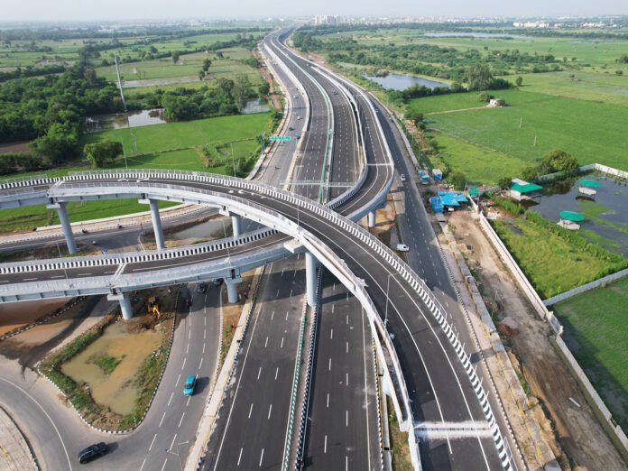 National highway construction activity underway in Northeast India following additional infrastructure funding allocation.