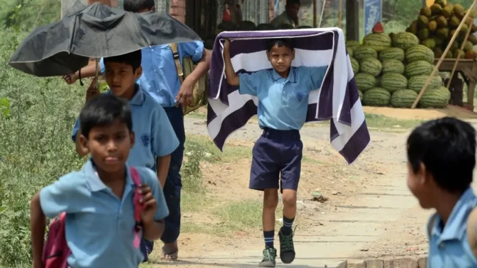Students and faculty at a Tripura government college continuing academic activities during cancelled summer vacation period