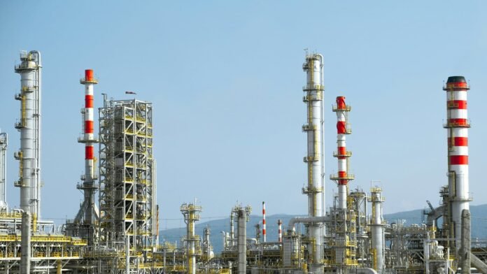 Modern petrochemical processing facility and industrial infrastructure expansion at Haldia supporting green energy manufacturing demand