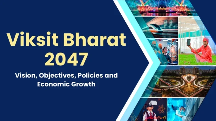 State leaders discussing development projects focused on economic growth and ecological sustainability under the Viksit Bharat 2047 vision.