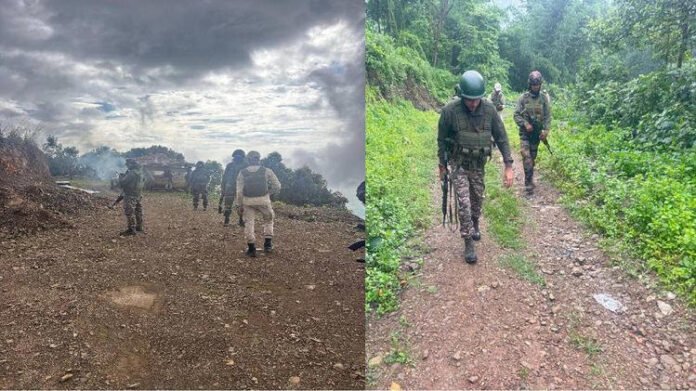 AA25PPPW Combined security forces intensify operations across vulnerable areas in Manipur amid heightened tension