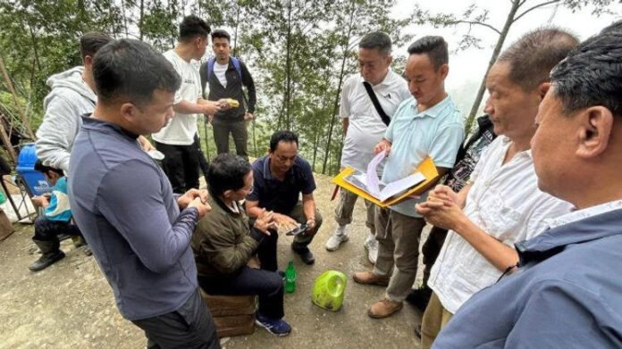 AA25Rzlb Survey begins for strategic border road connecting SSB outposts in West Sikkim