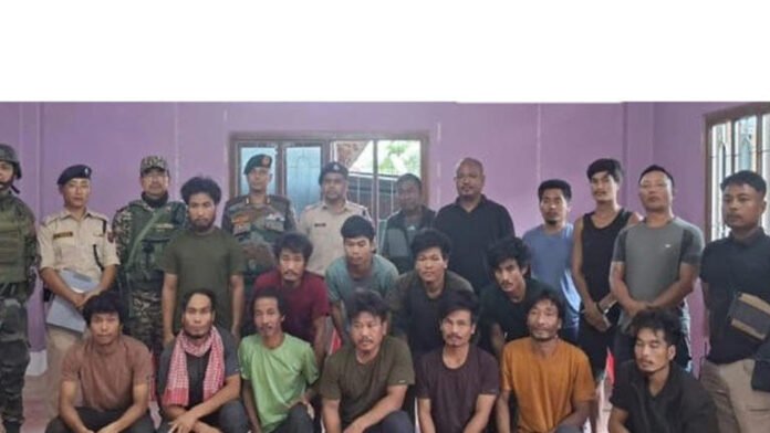 Manipur: Naga CSOs release 14 Kuki individuals in Senapati district Manipur: Naga CSOs release 14 Kuki individuals in Senapati district
