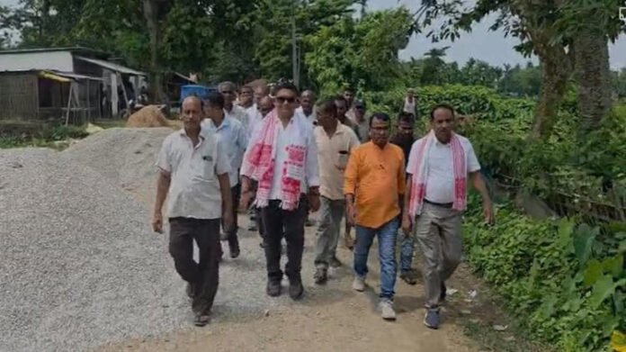 AA25gL8o Boko-Chaygaon MLA Raju Mesh lays foundation stones for five road projects worth Rs 6.19 crore