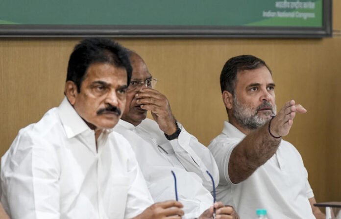 AA25mLKl Congress holds crucial meet of general secretaries, state unit chiefs to chart out roadmap
