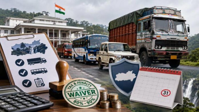 Meghalaya offers 80 per cent tax waiver for commercial vehicles, targets Rs 200 crore