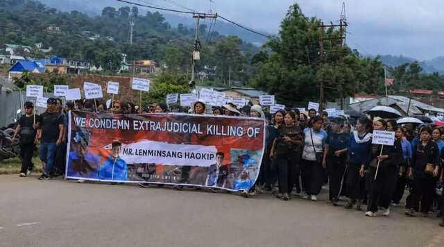 AA263XJU Kuki-Zo Community Holds Statewide Rally in Manipur Demanding Justice